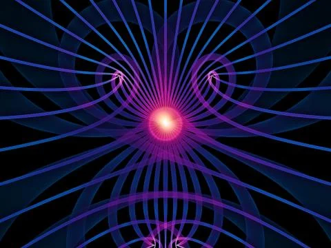 Numeric Grid Lines 库存插图