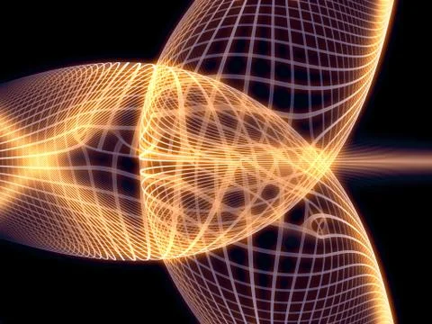 Numeric Grid Lines Illustrazione stock