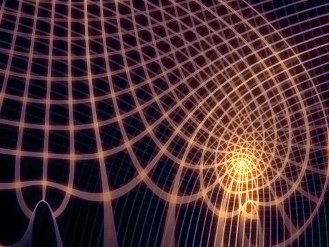 Numeric Grid Lines 库存插图