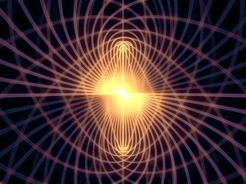 Numeric Grid Lines Illustrazione stock