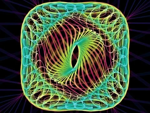 Numeric Grid Lines Stock Illustration