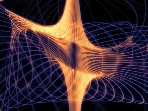 Numeric Grid Lines Illustrazione stock