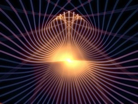 Numeric Grid Lines Illustrazione stock