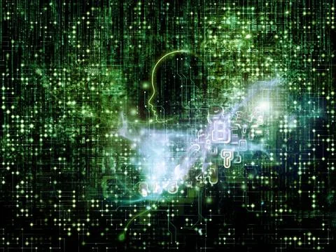 Numeric Intelligence Stockillustratie