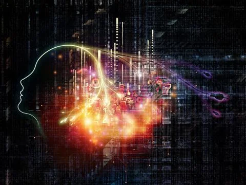 Numeric Intelligence 스톡 일러스트
