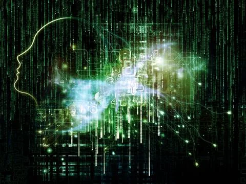 Numeric Intelligence Stock Illustration