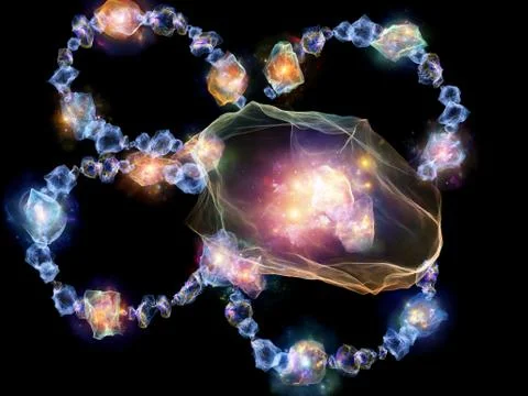 Numeric Jewels Stock Illustration