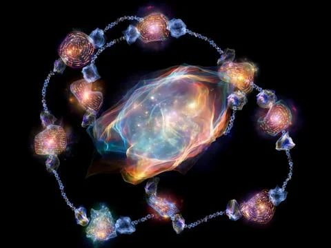 Numeric Jewels Stock Illustration