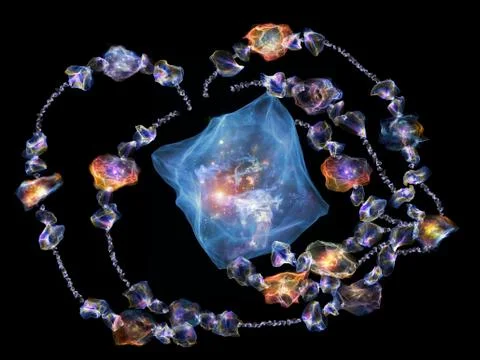 Numeric Jewels Stock Illustration