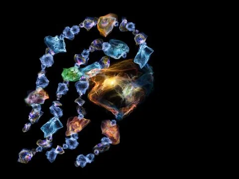 Numeric Jewels 库存插图