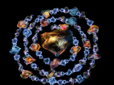 Numeric Jewels Stock Illustration