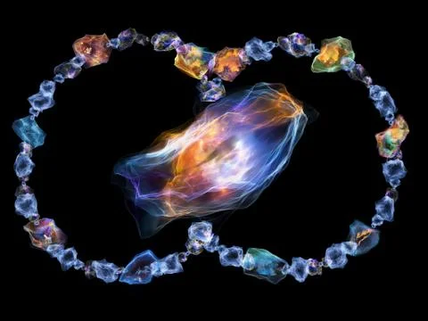 Numeric Jewels Stock Illustration