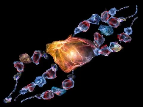 Numeric Jewels Stock Illustration