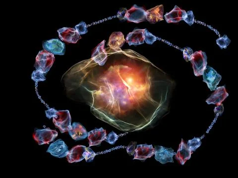 Numeric Jewels Stock Illustration