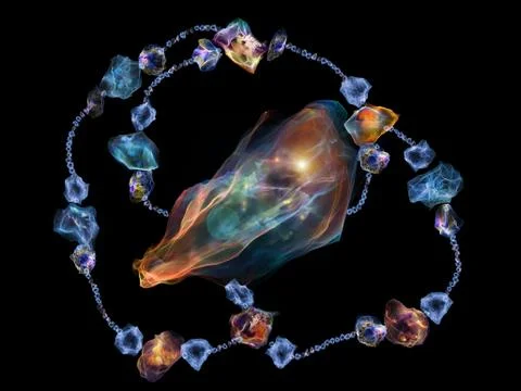 Numeric Jewels Stock Illustration