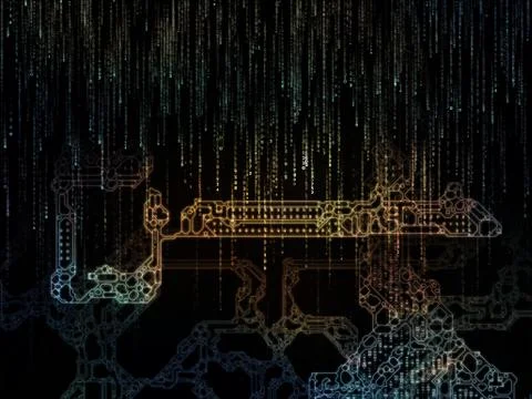 Numeric Key Code 库存插图