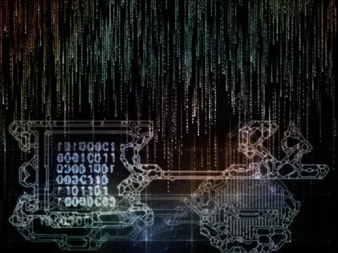 Numeric Key Code Stock Illustration