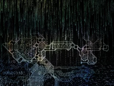 Numeric Key Code Stock Illustration