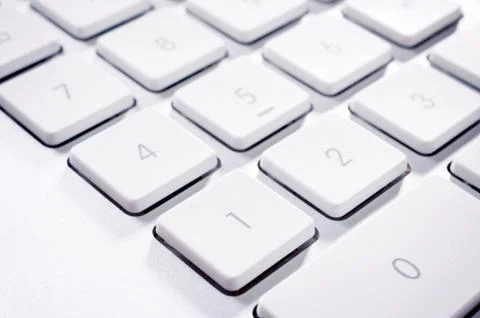 Numeric keyboard Foto stock
