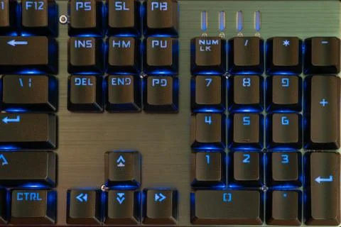 Numeric keypad and function keys Stock Photos