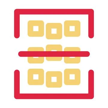 Numeric keypad icon symbolizing passcode entry, security verification Stock-Illustration