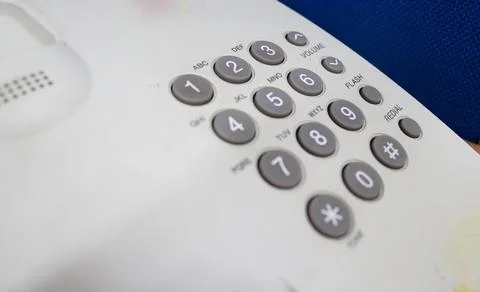 The numeric keypad on the phone Stock Photos