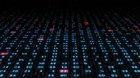 Numeric matrix background. Digital transformation. Abstract background. Stock Footage 156941948