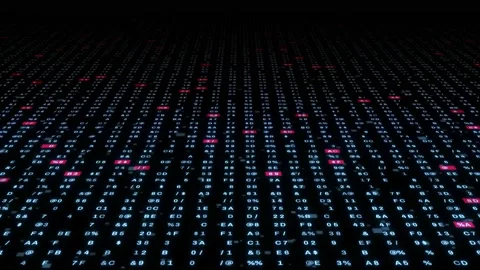 Numeric matrix background. Digital transformation. Abstract background. Stock Footage 156941976