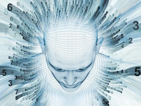 Numeric Mind 스톡 일러스트