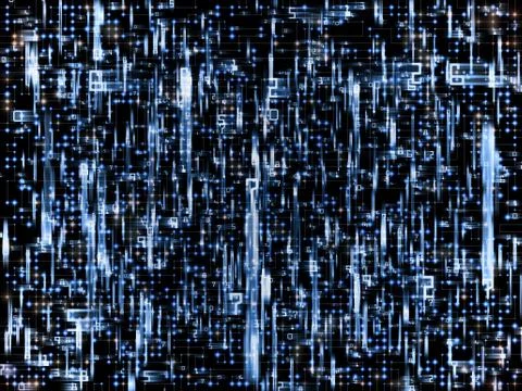 Numeric Network Stock Illustration