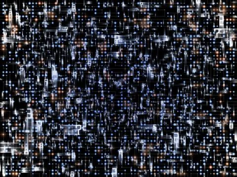 Numeric Network Stock Illustration