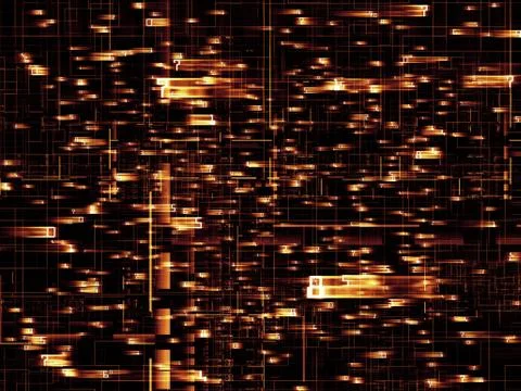 Numeric Network Stock Illustration