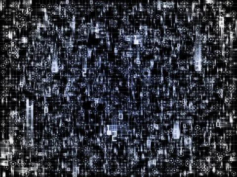 Numeric Network Stock Illustration