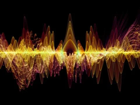 Numeric Oscillation Stock Illustration