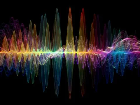 Numeric Oscillation Stock Illustration