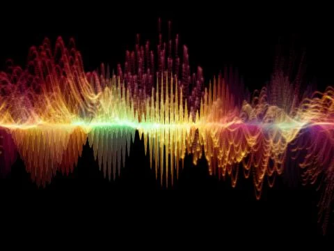 Numeric Oscillation Stock Illustration