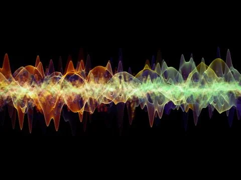 Numeric Oscillation Stock Illustration
