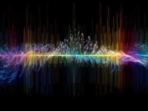 Numeric Oscillation Stock Illustration