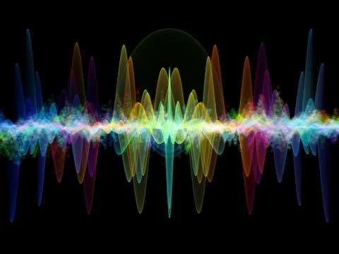 Numeric Oscillation Stock Illustration