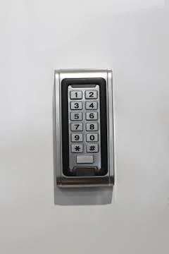 Numeric Pad Electronic Lock Stock Photos