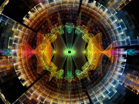 Numeric Radial Oscillation 库存插图