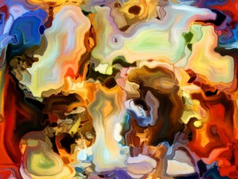 Numeric Stained Glass Stock Illustration