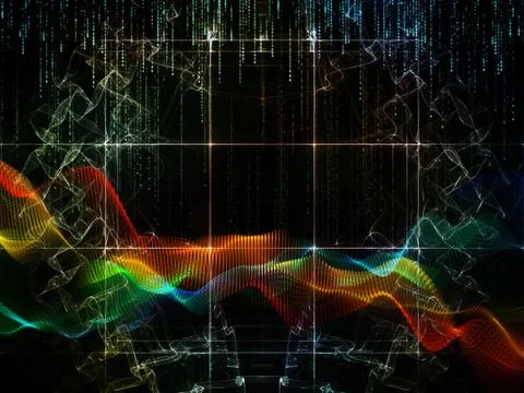 Numeric Streams 库存插图