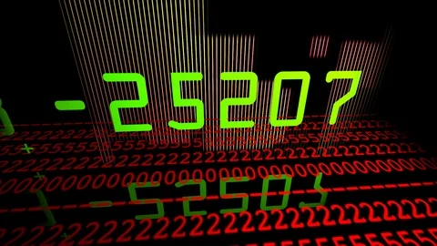 Numeric tech random Stock Footage 95211695