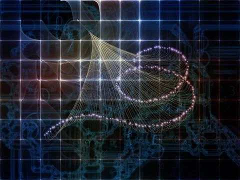 Numeric Technology Links 库存插图