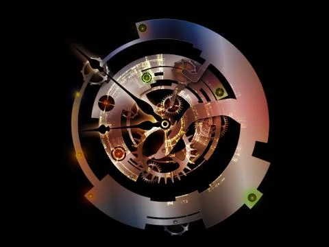 Numeric Vision of Clockwork イラスト素材