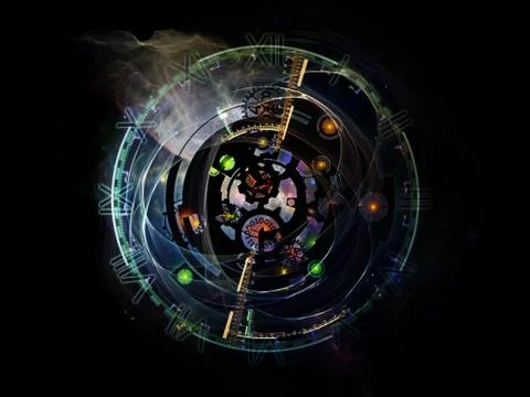 Numeric Vision of Clockwork イラスト素材