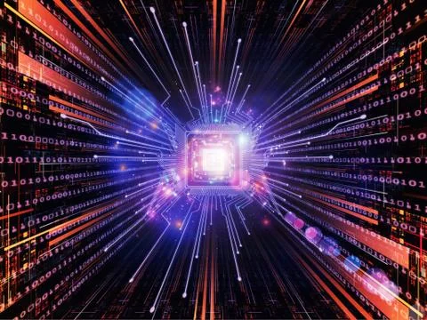 Numeric Vision of CPU 库存插图