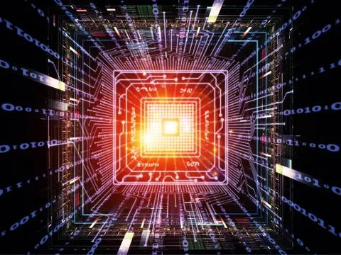 Numeric Vision of CPU 库存插图