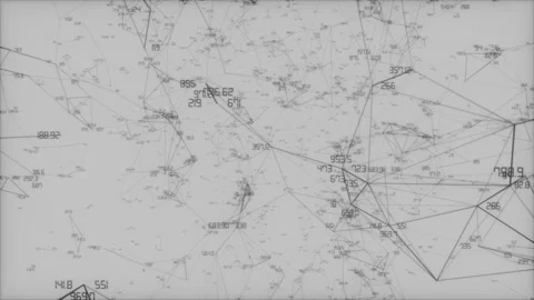 Numeric world.Mathematical background with flying symbols, functions and Stock Footage 98374971